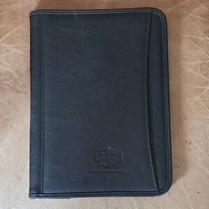 Harley-Davidson Black Leather Tablet Cover